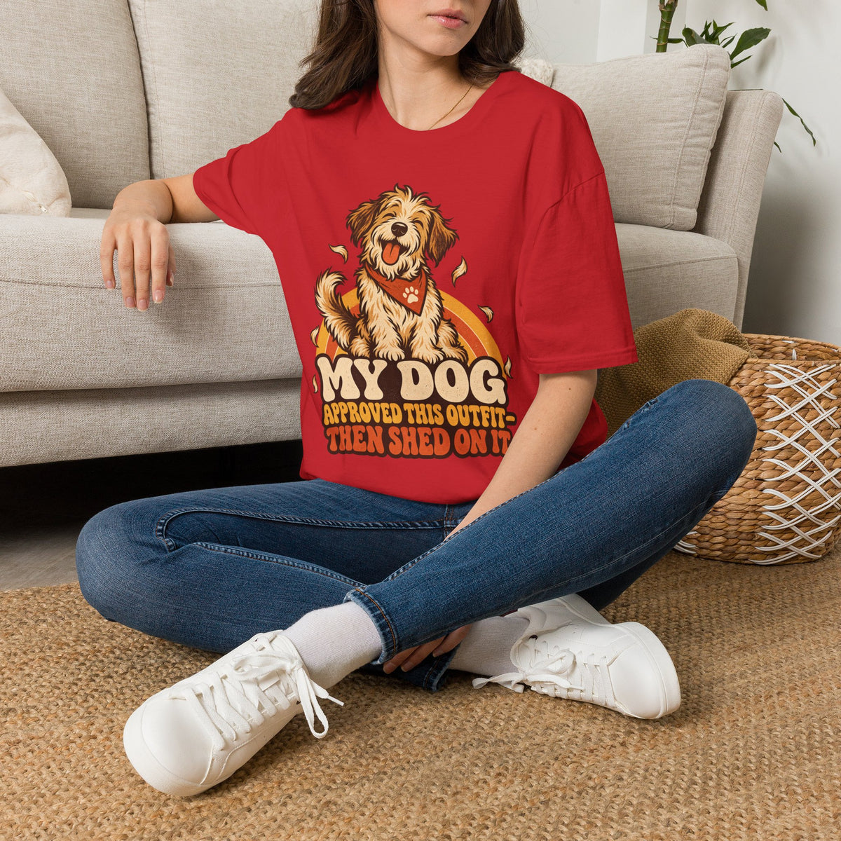 My Dog Approved This Outfit – Funny Dog Lover Unisex T-Shirt