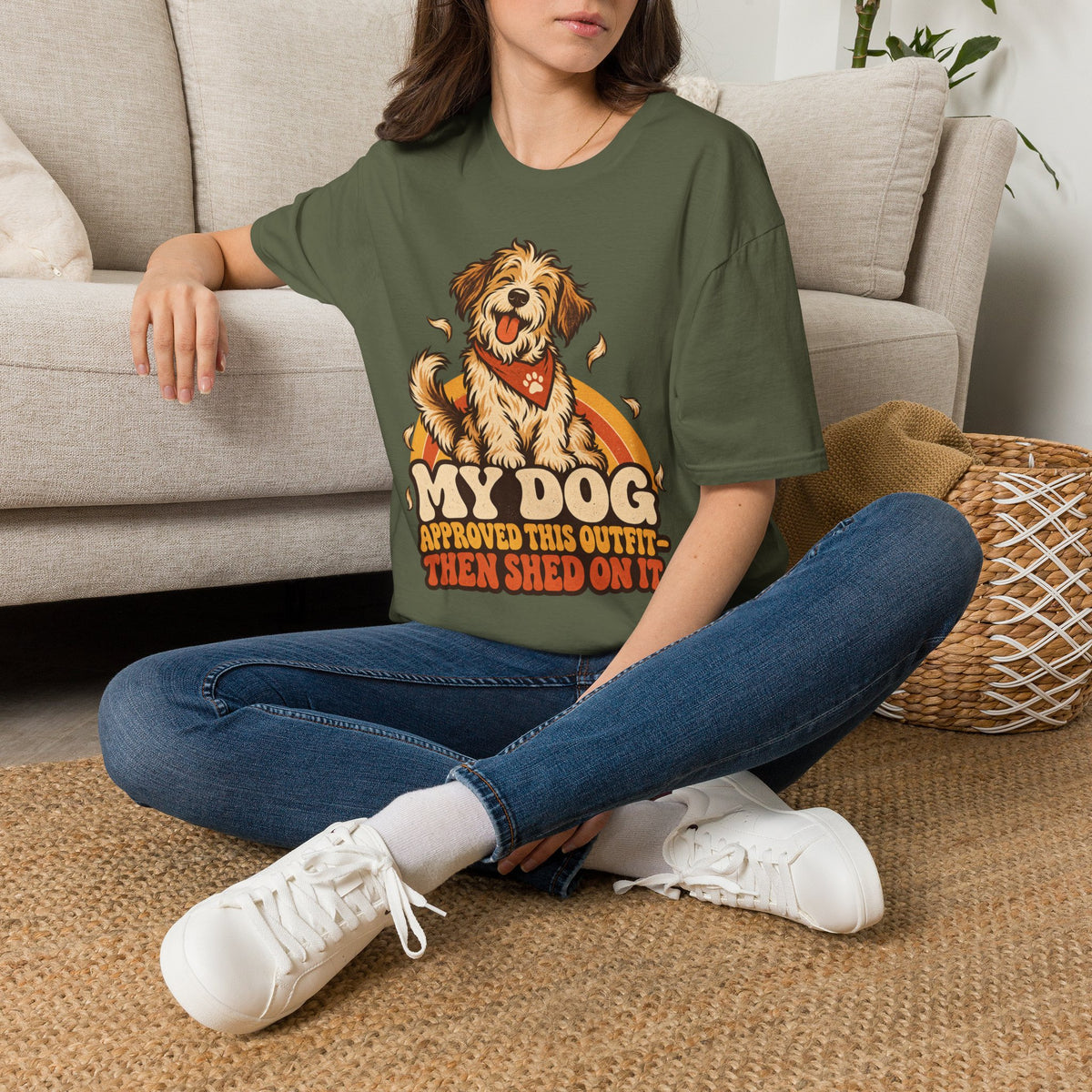 My Dog Approved This Outfit – Funny Dog Lover Unisex T-Shirt