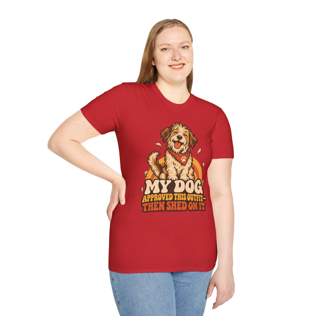 My Dog Approved This Outfit – Funny Dog Lover Unisex T-Shirt