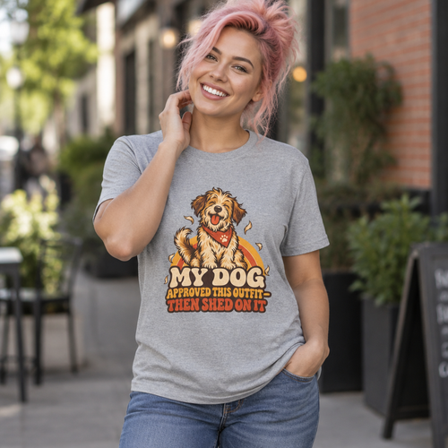 My Dog Approved This Outfit – Funny Dog Lover Unisex T-Shirt